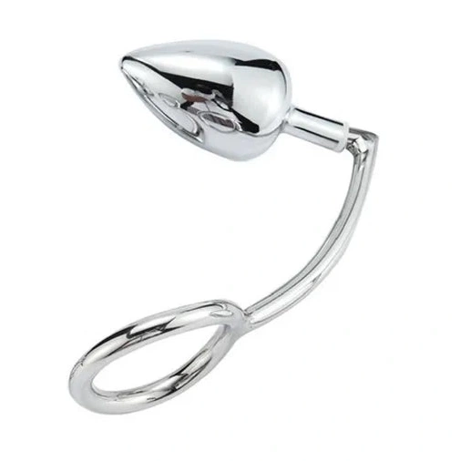 with Ring 4663 Stainless Anal DiscreetChoice Hook Set Cock Steel 0707